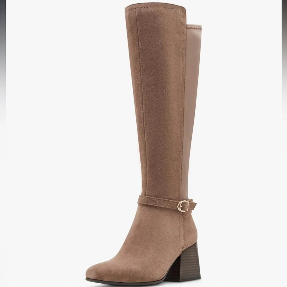 🌸BORN🌸 Tenor Waterproof Knee High Suede Boot Size: 6M